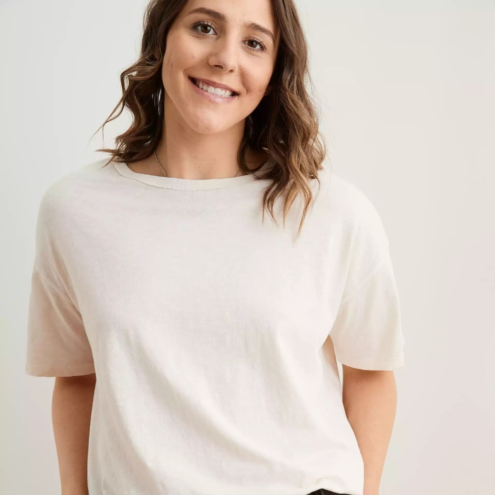 Oversized boyfriend tee